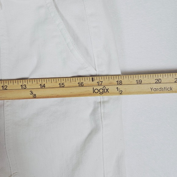 Judy Blue White Cargo Pants High Rise Straight Leg Utility‎ Womens 13/31 White - Picture 9 of 13